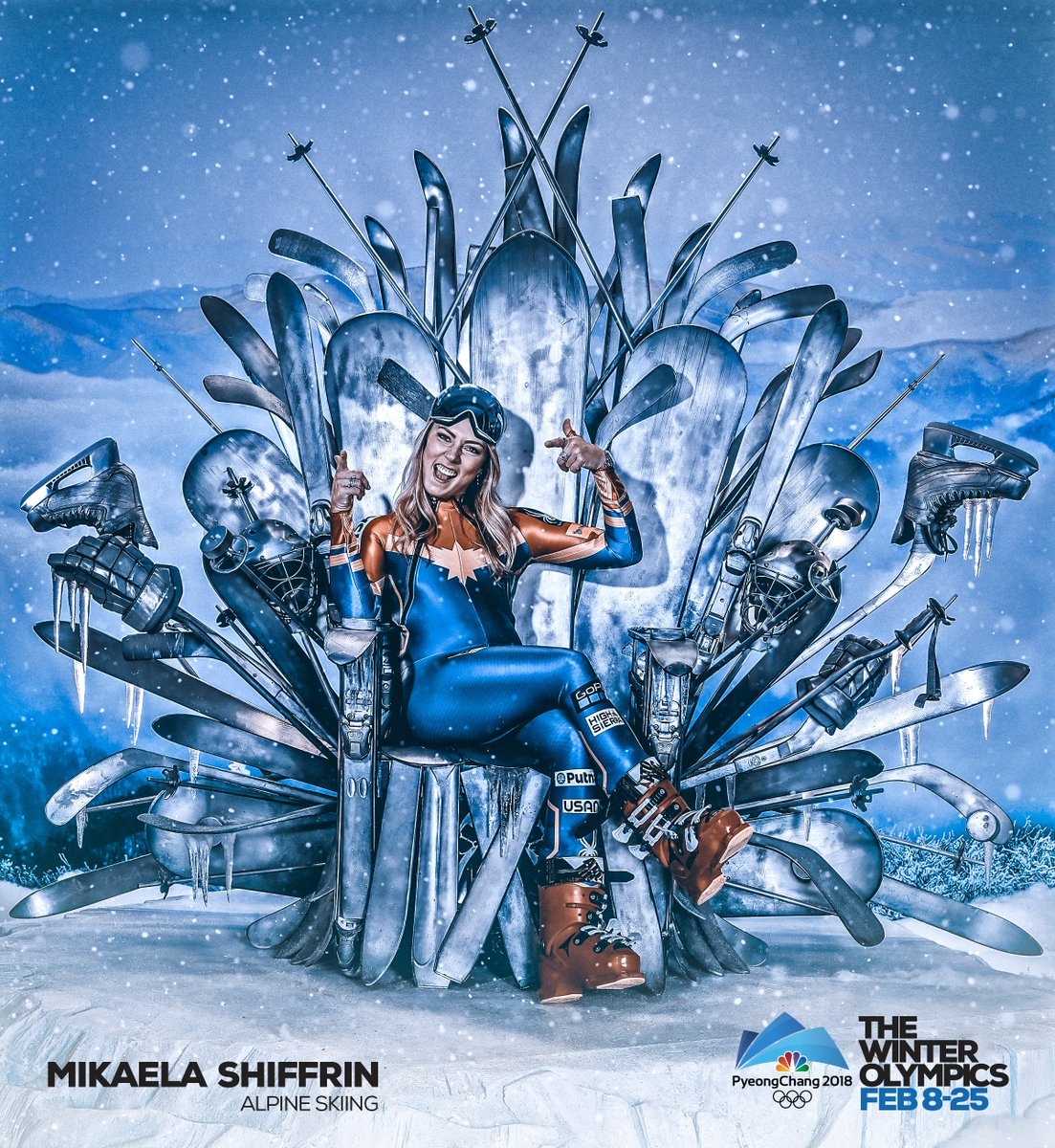 usskiteam's tweet photo. Winter is coming. #WinterOlympics https://t.co/kfLdITd3Oh
