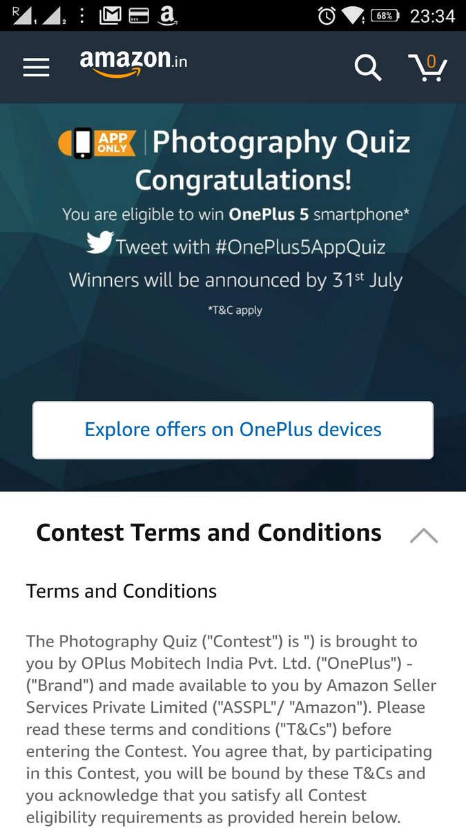 sambit_93's tweet image. Figers crossed #neversettle  #OnePlus5AppQuiz