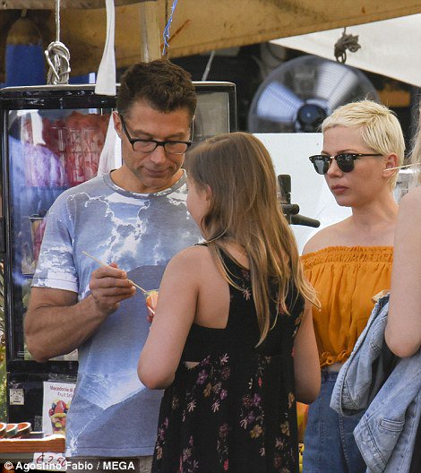 Michelle Williams and her reported boyfriend were then joined by William's daughter, Matilda, in Rome, Italy