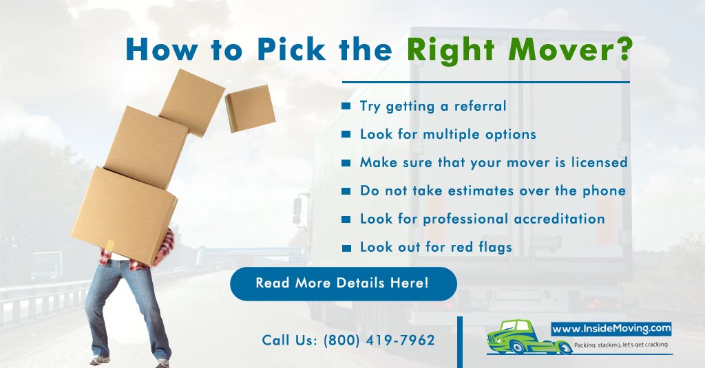 myinsidemoving's tweet photo. How to pick the right #mover for your #moving? Read more: https://t.co/gLMYEWUwEG. #MovingTips https://t.co/OxoUy29cTv