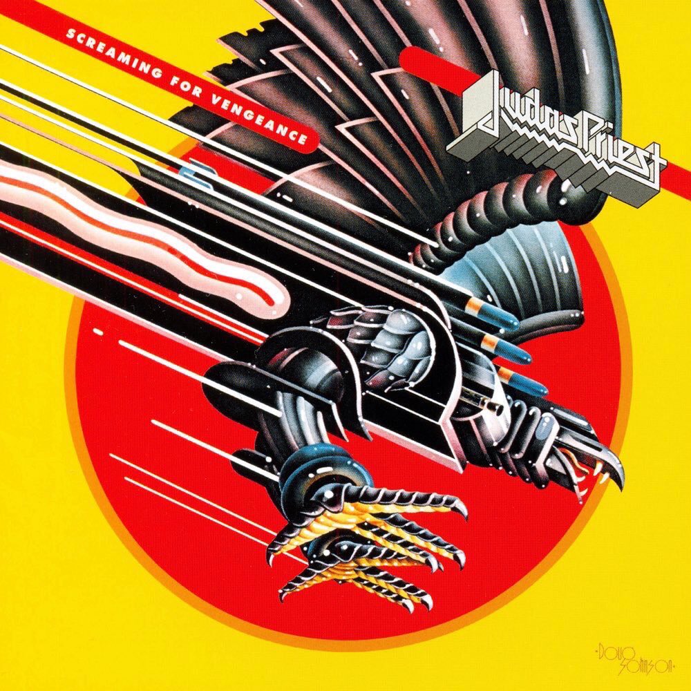 ThisDayInMETAL's tweet photo. July 17th 1982 @judaspriest released GREAT album "Screaming For Vengeance" #YouveGotAnotherThingComin #ElectricEye #Fever #HeavyMetal https://t.co/NWFJHYwmRE