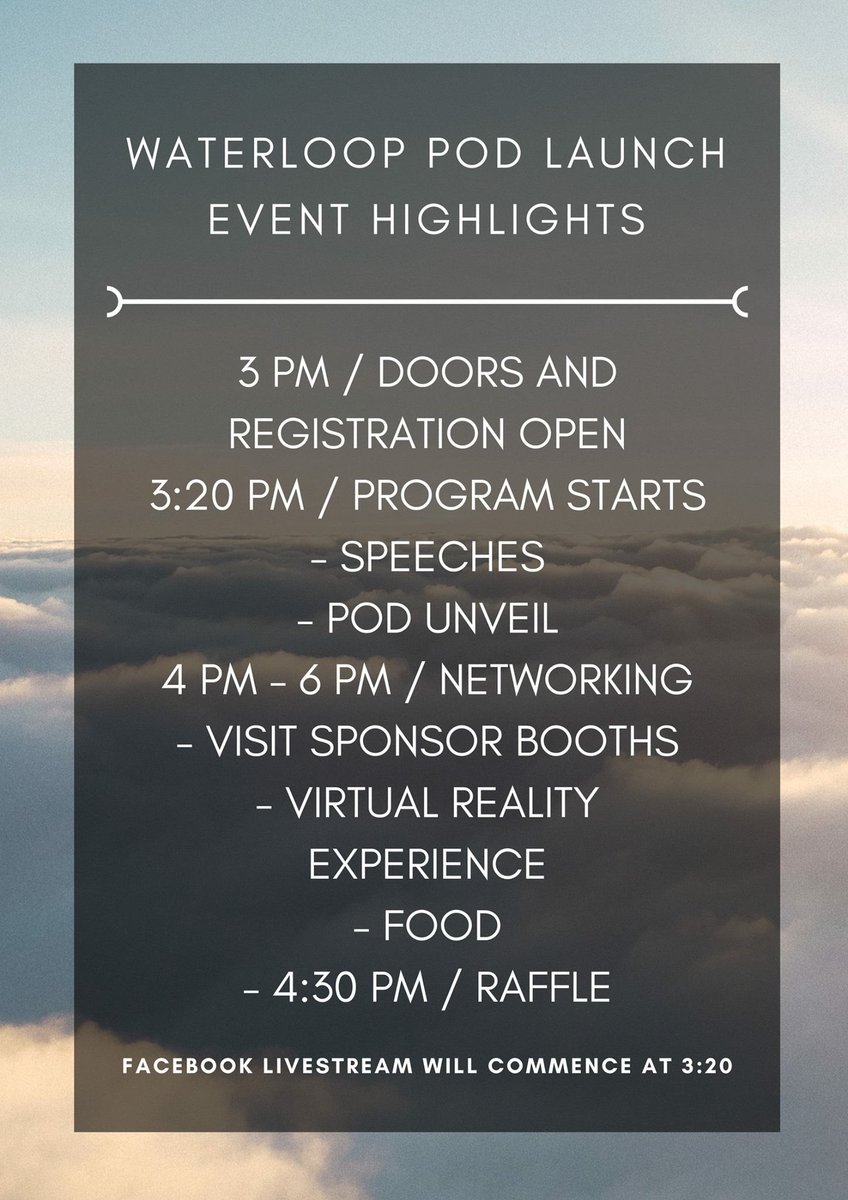 team_waterloop's tweet photo. To catch all the action this Friday, don't forget to register your ticket - https://t.co/EiX3huc27l #4days #countdown #podlaunch https://t.co/5GyG8GELAa