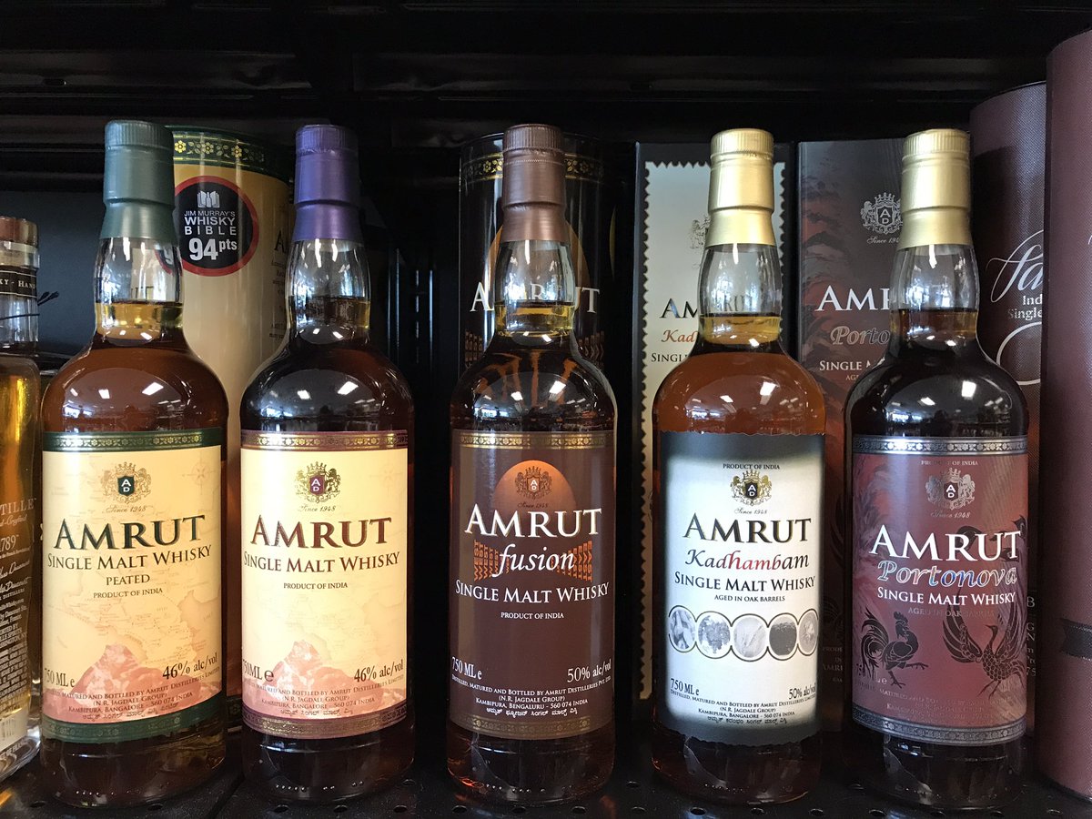 .<a href="/Amrutsinglemalt/">Amrut</a> was the first single malt whisky to be made in India, and we recently began carrying more of their varieties.