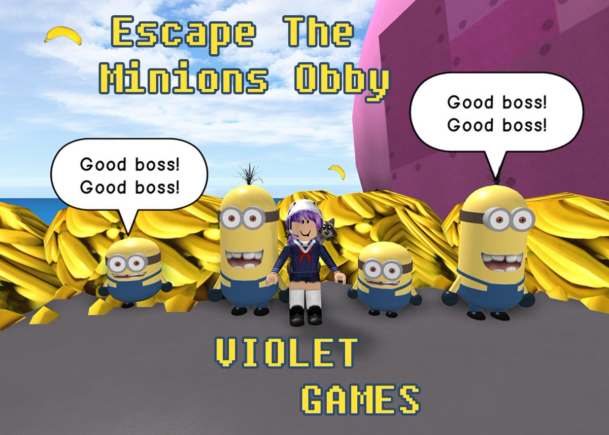 Violet Games On Twitter Escape The Minions Roblox Realshovelware Roblox Minions Despicableme3 Supportsmallstreamers Gaming Https T Co Tewzydv4km Https T Co Yth3qvgvle - escape the minions roblox