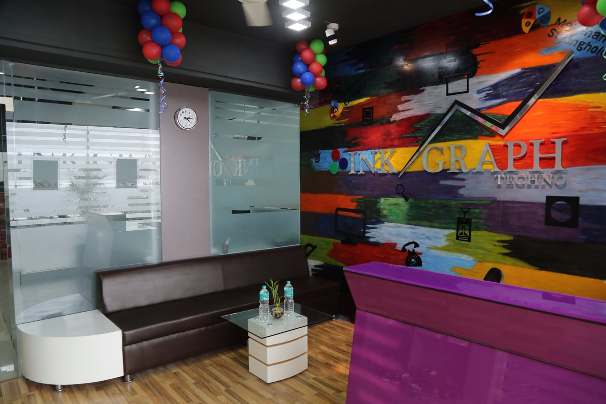 InkGraphTechno's tweet photo. Work Premises: Begin working here and become the Expert at InkGraph Techno Pvt. Ltd.
#inkgraphtechno #smartworkplace #DigitalWorkplace https://t.co/1eE5C12RBk