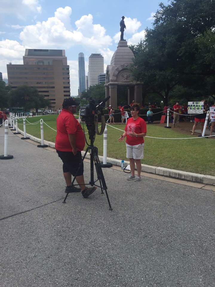 JulleenB's tweet photo. #ATPE #txed #txlege #standupforEd @NavarroCISD speaking regarding special session & public education https://t.co/X63pDP5SeX