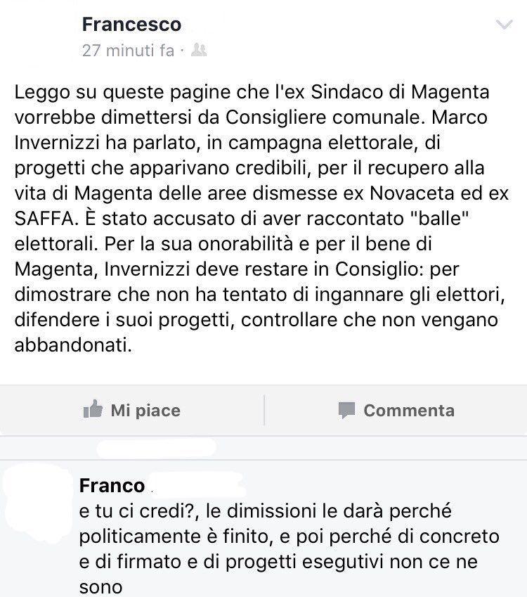 MagentaSmart's tweet photo. Leggi un post interessante. Ritorna la fiducia nel mondo. Leggi i commenti. Tutto finisce. #magenta #marcoinvernizzi #esegutivo https://t.co/hVKMzTZn83