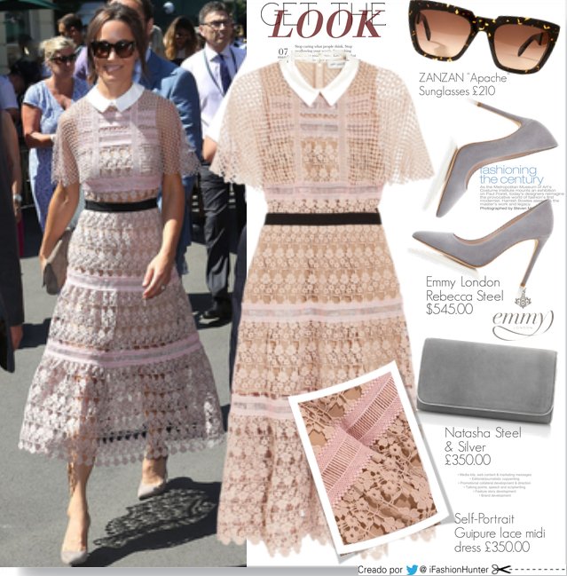 #PippaMiddleton  #Wimbledon 🎾 wore 👗<a href="/_selfportrait_/">self-portrait</a> 👓<a href="/ZANZANEYEWEAR/">ZANZAN</a> Sunglasses👠👝@EmmyShoes