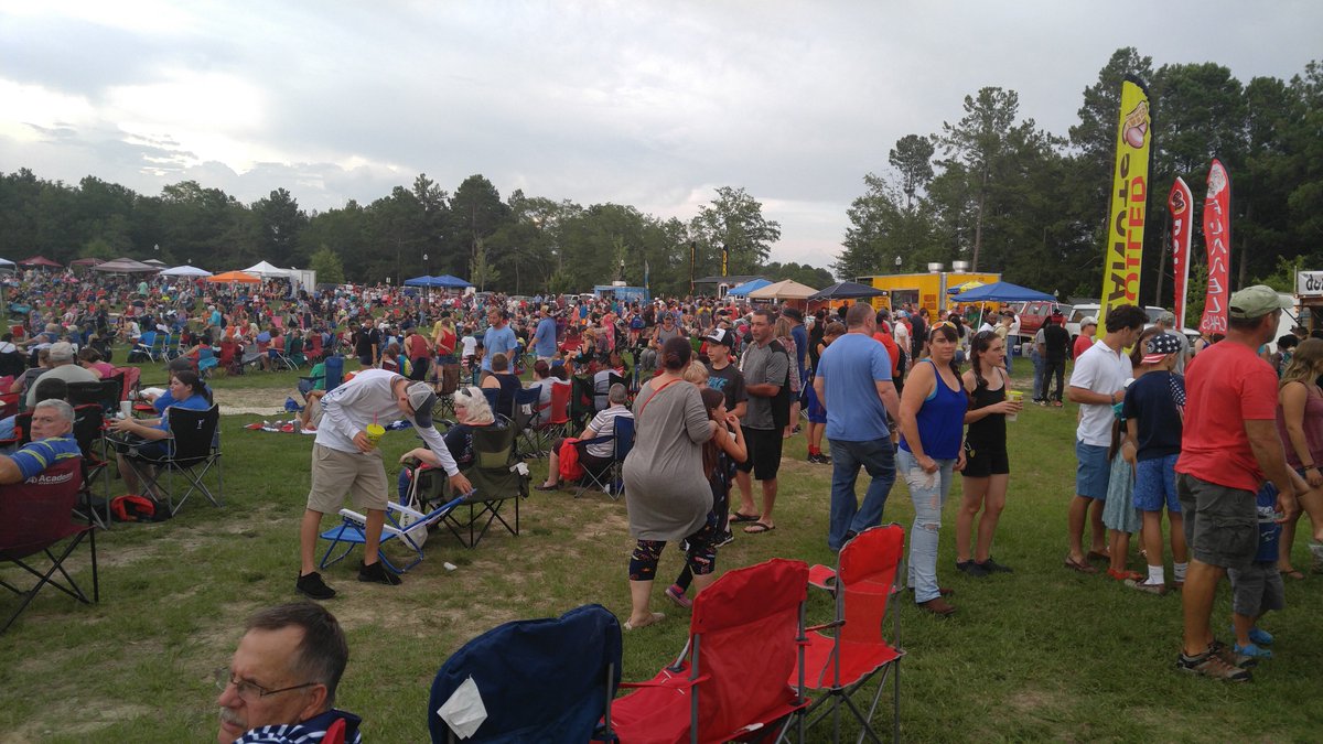 Great crowd for our 4th of July celebration at Doko Meadows Park.