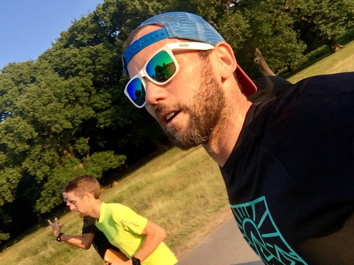 georgehardwick's tweet photo. Fun testing the new @SalomonRunning Sense Ride tonight. Thanks @wigglebikeshop for Q&amp;A with @lucybartholomoo https://t.co/g6cYNmMTzO