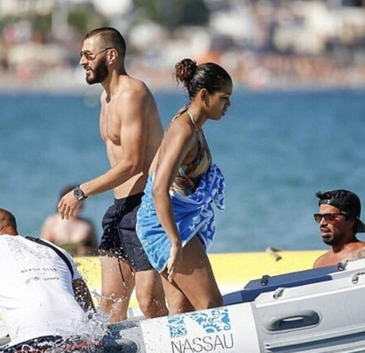 Real Madrid Info On Twitter Holidays Benzema His Wife Cora In Ibiza