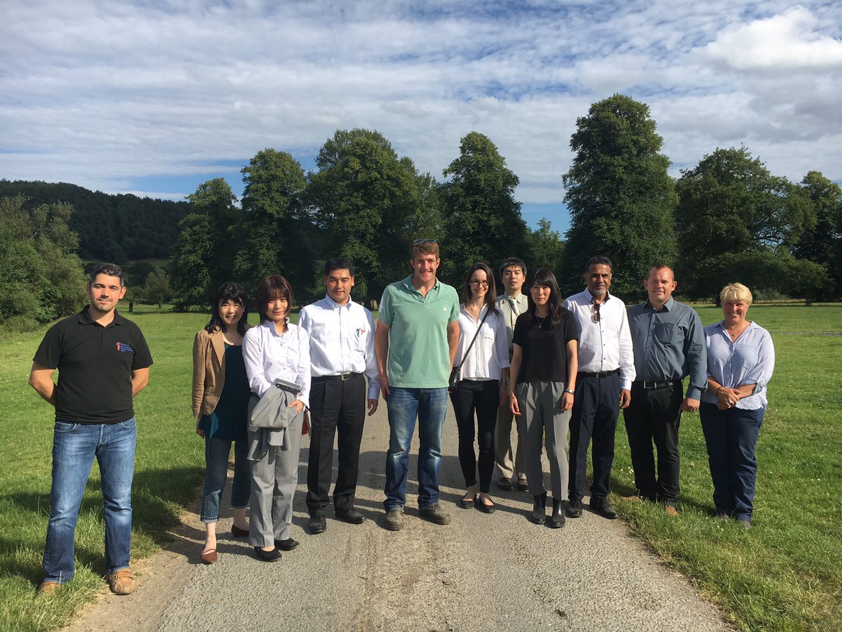 Great day showing Japanese Ministry of agriculture around the farm #greatbritishbeef