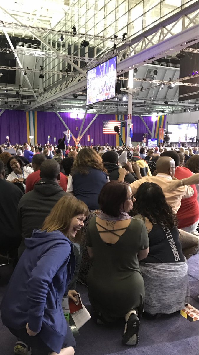 How quick can you squat down? A vote for a roll call will drive you to the floor <a href="/NEAToday/">NEA</a> #NEARA17