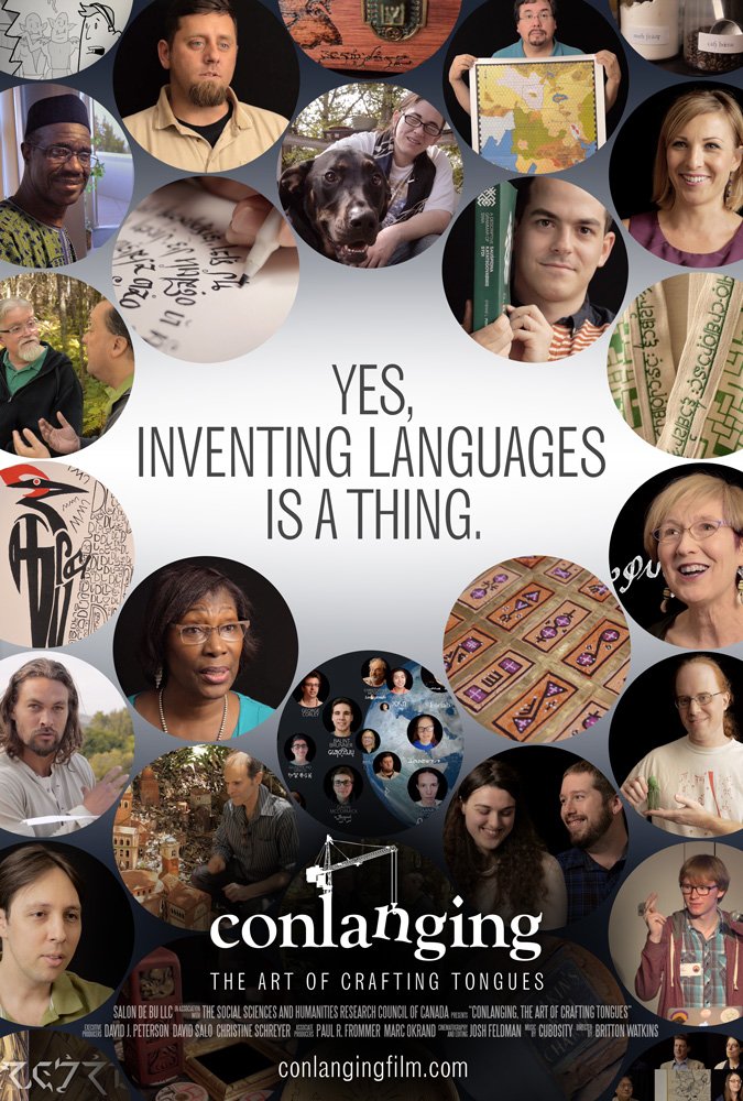 Our official #Conlangingfilm poster is here! Can you recognize anyone? Are you featured here? Let us know! So much more to come! #conlang