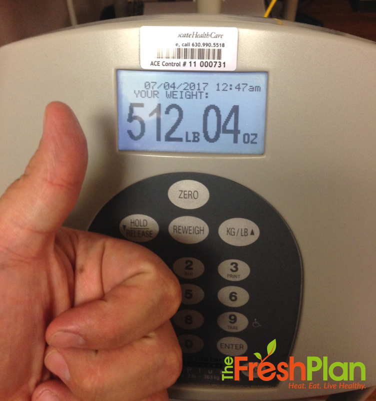 TheFreshPlan's tweet photo. Ramon is down to 512lbs!! #Exercise &amp; #HealthyEating are key. 224-480-3700! #WisdomWednesday #WeightlossWednesday #RamonIsNotAlone https://t.co/65MJjeWBZm