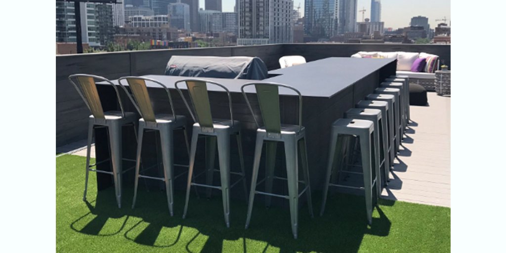 Dekton's tweet photo. #Summertime means #rooftop hangouts by @PITCH_Concepts! Choose #Dekton countertops for a durable finish: https://t.co/h4wVP4HeRR https://t.co/DBXQ2loZdI