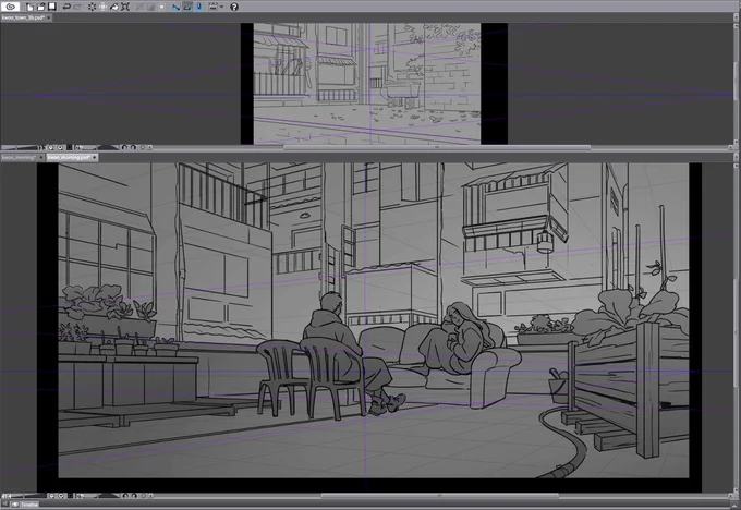 some more oc stuff
inking some backgrounds without really sketching first... just sorta enjoying csp and seeing where it takes me 