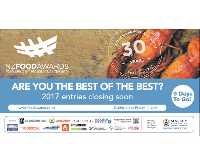 NZFoodAwards's tweet photo. #MasseyUni #NZFoodAward - still time to enter connect with our partners #countdownnz #MPI_NZ #jaws_ip #EagleProtect #FoodHQNZ #Auckland_NZ https://t.co/6V7vNoeH1B