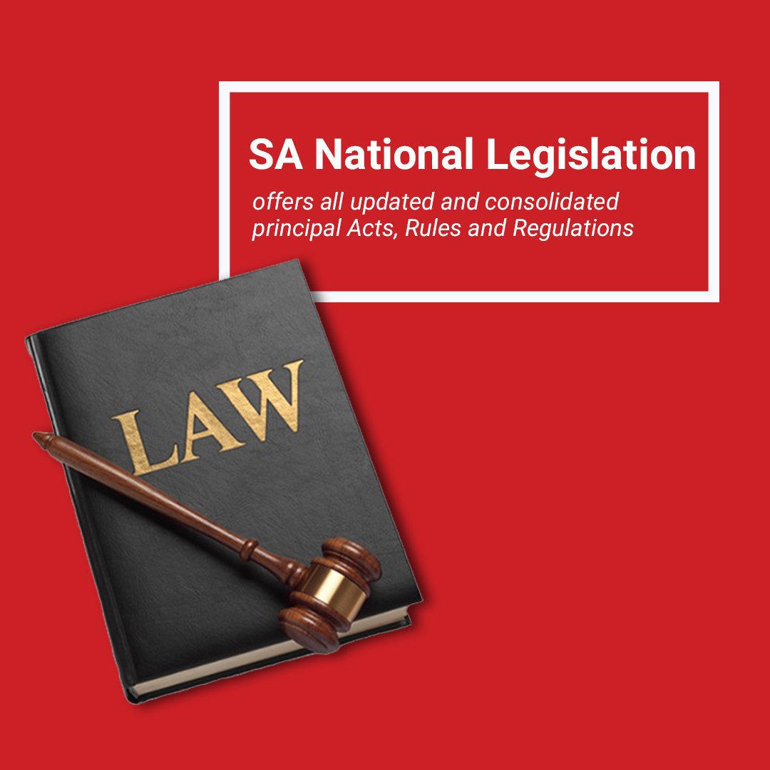 SabinetSA's tweet photo. Need to review the South African National Legislation? https://t.co/sTnHIJLQFr