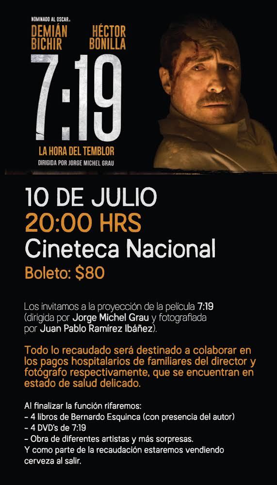 cinetc's tweet photo. Función especial de @719mx de @jorgemichelgrau 
10 de julio
20:00 hrs
@CinetecaMexico https://t.co/KGGsAyabQM
