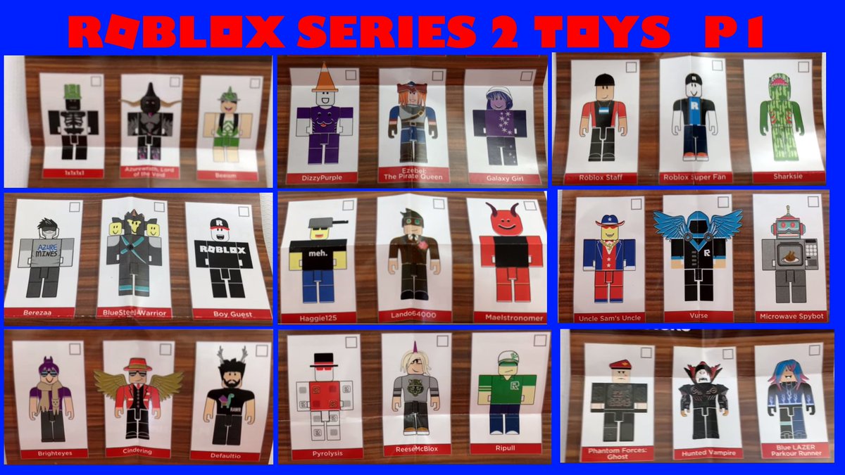Ryanrblx On Twitter Ok So Here Is All The Roblox Series 2