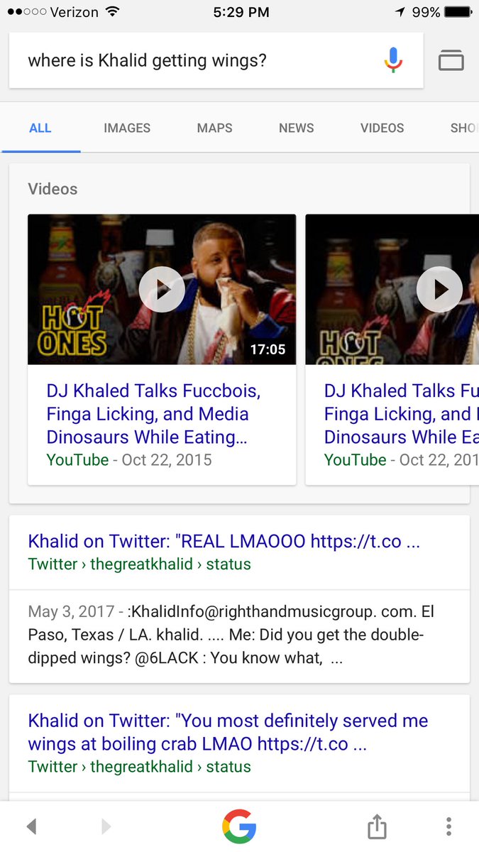 dylanvidana's tweet photo. @thegreatkhalid the first time Google has ever failed me.... https://t.co/comarikmER