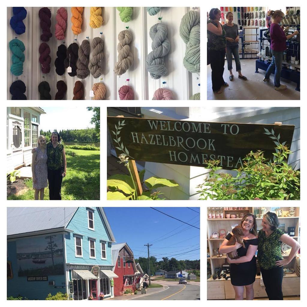 What a great day on the road today with The Great PEIBWA Road Trip. Here are just a few of the highlights @fleeceandharmony @hazelbrookhome…