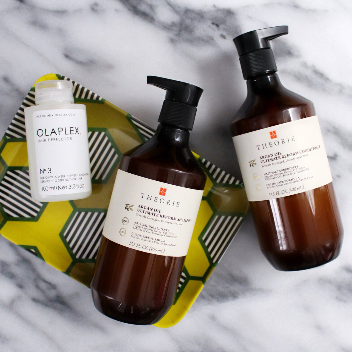 Our Argan Oil Ultimate Reform collection is a #cultbeauty fave! We love it with Olaplex No. 3, too! Get yours now: goo.gl/nSh6fJ