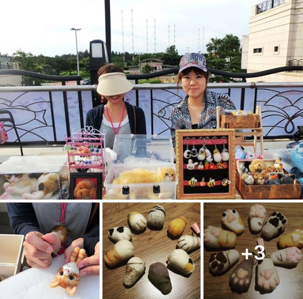 cwcoffee's tweet photo. 夏天微熱的七月，讓人想待在冷氣房發呆，但在海邊市集裡嬉遊更為有趣！ 我們將在與你／妳一同紀錄著你我的美好微笑。

🎉 品牌攤位介紹➜#希喵story 竹攸嵐作坊
羊毛氈商品及教學
接受訂製
#世界巧克力夢公園
#嬉遊漁碼－文創市集 https://t.co/qXqca4aKmq