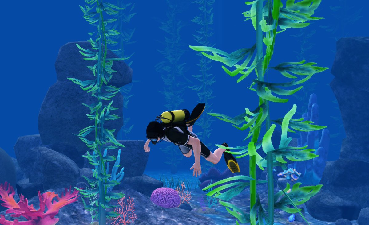 DrBox_Sims's tweet image. 남태평양에 놀러온 겹사돈의 신혼여행 일지 (5)
형오빠 둘은 석상 구경도 해보고 동생들이 추천해준대로 스쿠버 다이빙도 하러 갔는데... 타이치가 깊은 바다가 싫은건지 뭔지 스쿠버 다이빙 안하겠다고 요트에 죽치고 있어서 결국 야마토만 내려갔다옴 😅