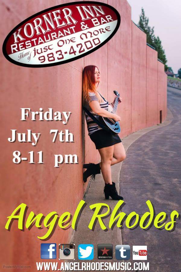 AngelRhodes_'s tweet photo. This week! #rainbowhair #giglife #singersongwriter 
Fri 8-11: The Korner Inn
Sat 9-1: Lyle's Sportszone Pizza &amp; Pub
Sun 1-4: @FLWinery https://t.co/hEkwtl297t