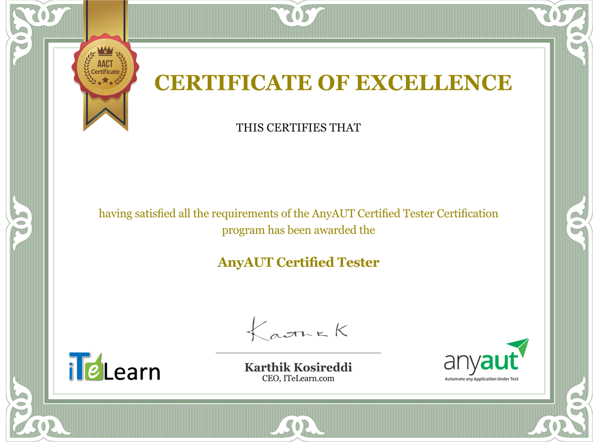 ITeLearn's tweet photo. We are glad to announce that 20 of our #AnyAUT participants have successfully completed AnyAUTCertification process https://t.co/bJwMqWD2zM https://t.co/WNxmYEIrGP