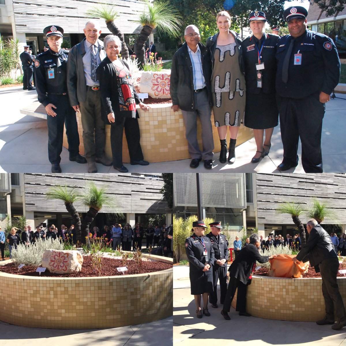 Unveiling our #NAIDOC garden at Kedron. An enduring tribute to the contribution of Aboriginal + Torres Strait Islander people.