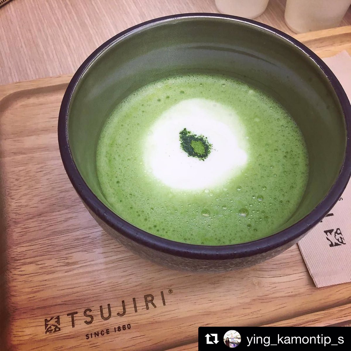 TSUJIRI_GLOBAL's tweet photo. Have a cup of matcha #cappuccino to light up your day.
#Tsujiri #Matcha #MatchaFam https://t.co/QiNjnMXrjW