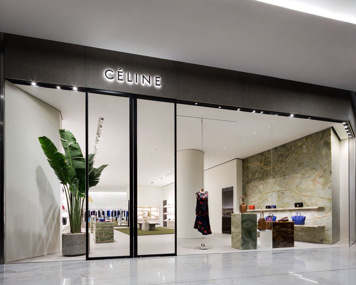 WOLFDESIGN2013's tweet photo. Celine Store at EmQuartier by PP Group #InteriorDesign #Interior #RetailsShop #ShoppingMall https://t.co/F2npr6Ub52 https://t.co/FpewKvUKm0