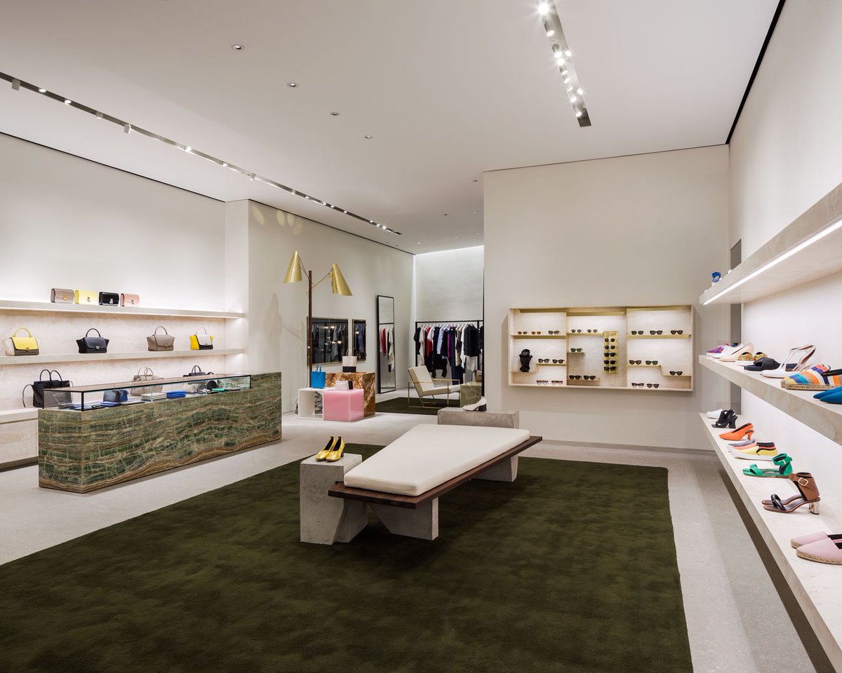 WOLFDESIGN2013's tweet photo. Celine Store at EmQuartier by PP Group #InteriorDesign #Interior #RetailsShop #ShoppingMall https://t.co/F2npr6Ub52 https://t.co/FpewKvUKm0