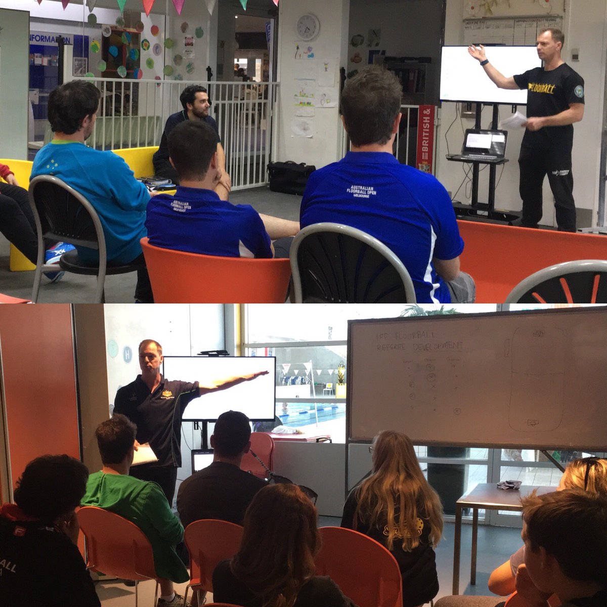 IFF Referee Observer and Referee Committee Member, Peter Harris presenting at #JAFO2017 Today's focus- Referee Observation and Feedback.