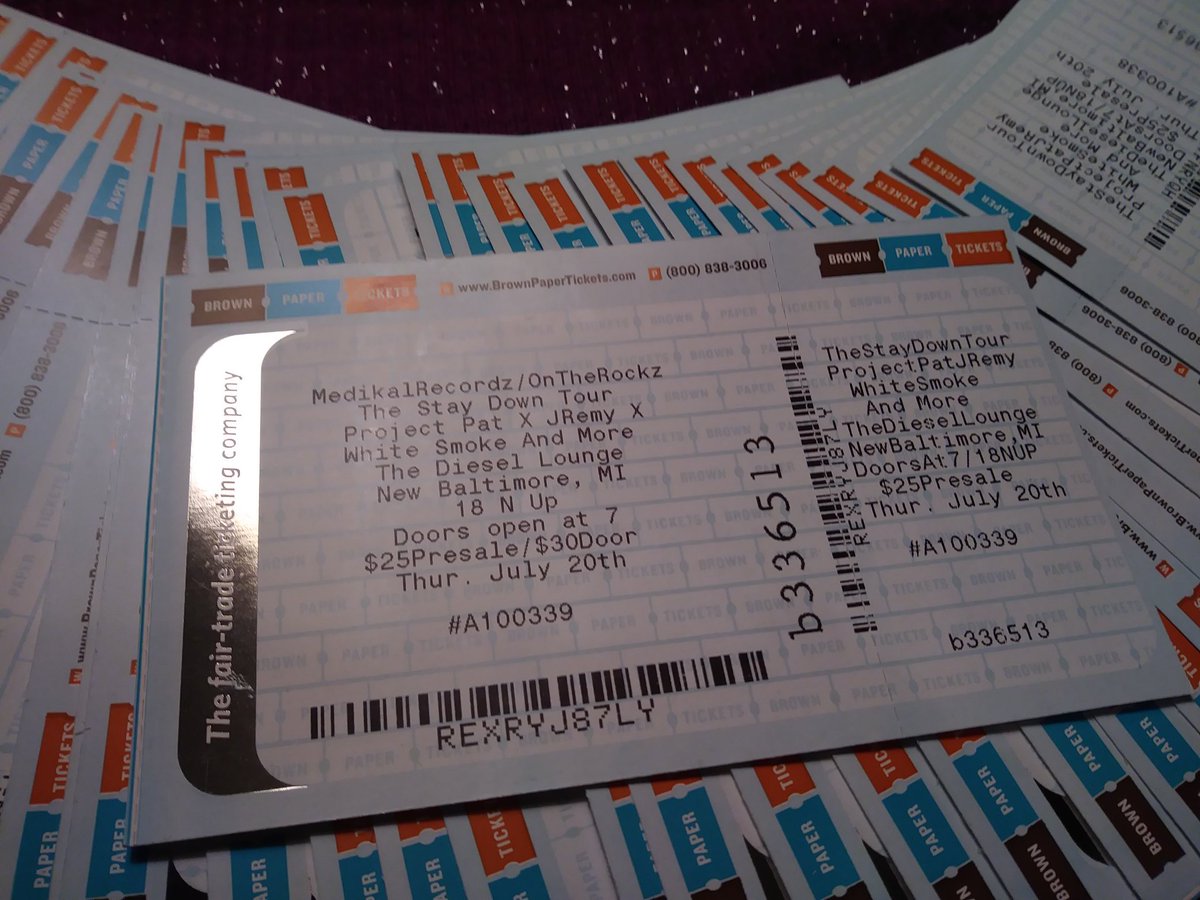 Bandit_POND's tweet photo. I got them Project Pat tickets for July 20th at the Diesel Loung. Message or comment to get your tickets! Deals on multiple tickets! #POND https://t.co/bXVcICN3WM