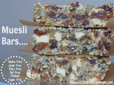 NatNewAgeMum's tweet photo. Gluten-Free, Nut-Free Muesli Bars https://t.co/mxkli6Yw1P #mueslibars #lunchbox #healthylunchbox #paleo #glutenfree #dairyfree #nutfree https://t.co/baeplWgje2