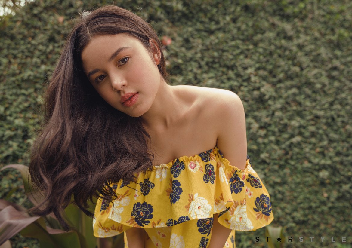benchtm's tweet photo. Fresh from the pages of @starstyleph: @barrettoclaudia glows in a vibrant @benchtm top. #BenchEveryday https://t.co/etetoQn5yI