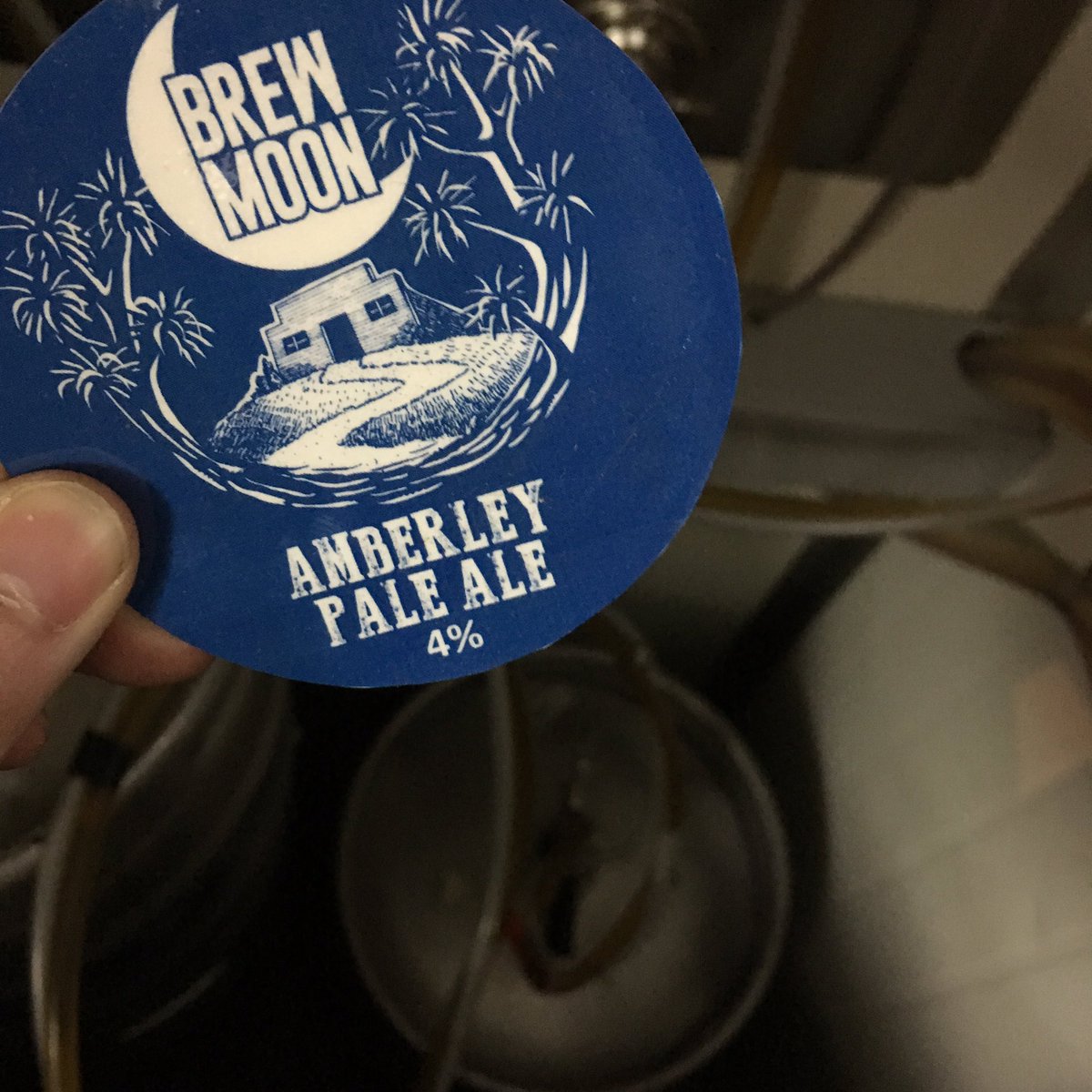 Just tapped up! <a href="/brewmoonbrewing/">Brew Moon Brewing Co</a>