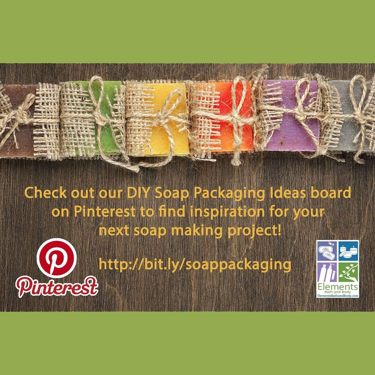 ElementsBB's tweet photo. Check out our Pinterest board full of DIY Soap packaging ideas! >>> https://t.co/uadxol9fGz
#DIYsoap #HomemadeSoap #SoapMaking #DIYPackaging https://t.co/2Aw9tw8OiC