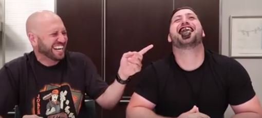 Cheekyoziechick's tweet photo. https://t.co/qBPRC3UaxC @DennisRoady I have never seen you laugh so hard... omg I had tears. #MadLibChallenge #AlexMandel #DennisRoady ๐
๐ฎ๐คฎ https://t.co/83mPNFABz2