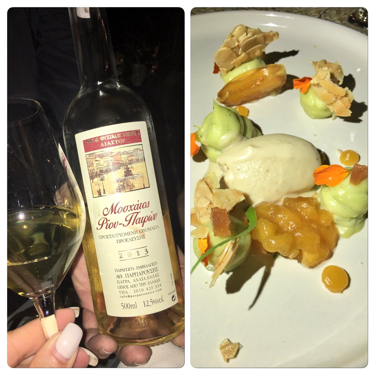 AliceAWineGuru's tweet photo. A wine pairing recommended by our head sommelier @Stathistsokos to accompany our Greek set menu ritual! #Ilovegreekwine.com #aleria #athens https://t.co/ku0mpJNBe8