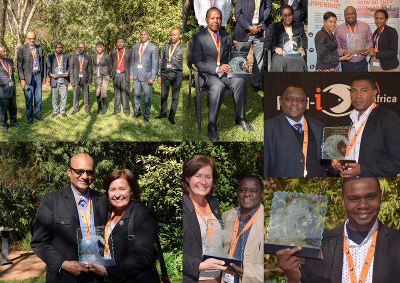S_I_F's tweet photo. At the 6th #FISHiAfrica meeting FISH-i celebrated their success in winning the recent #SeafoodChampion 2017 Innovation award. #SWSS17 #IUU https://t.co/bvU9EVyOkd