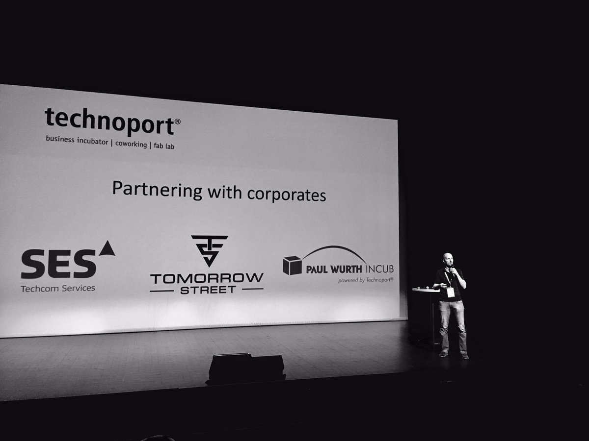 Our partner @Technoport_Lux on stage at  #EBNcongress
#incubator
#startup
#Luxembourg