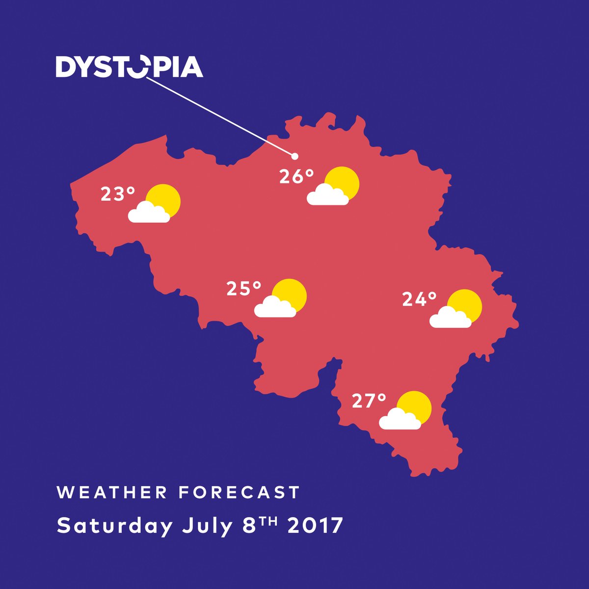 Saturday's forecast: Sunny with a high chance of good vibes 😎