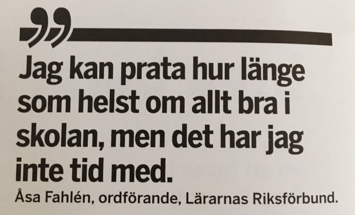 svantide's tweet photo. Självklart porträtteras @AsaFahlenLR från @lararnas i Resumés serie Mästerlobbarna. https://t.co/b8KMODUoLg