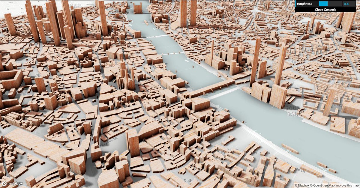 pissang1's tweet image. Buildings of London #webgl #dataviz #echarts