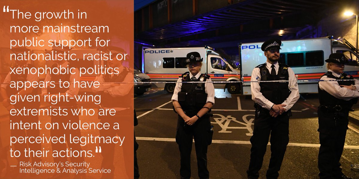 riskadvisory's tweet photo. Our analysts discuss right-wing extremism across Western Europe following a terrorist attack in the #UK on 19 June: https://t.co/bfA2Of0yNa https://t.co/9g0LNhCB1I